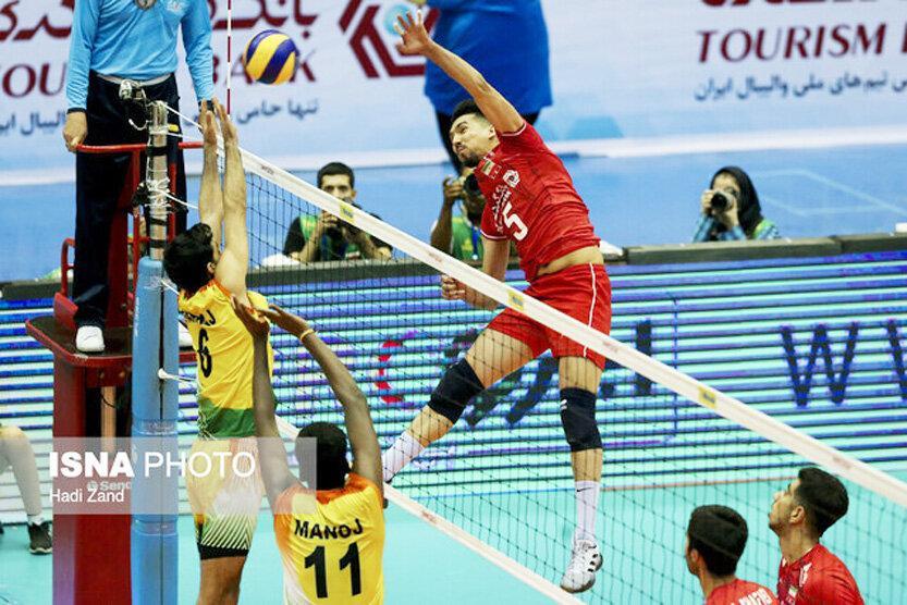 ایران به نیمه نهایی مسابقات والیبال قهرمانی آسیا صعود کرد
