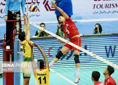 ایران به نیمه نهایی مسابقات والیبال قهرمانی آسیا صعود کرد