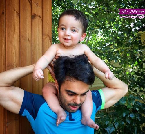 عکس مهدی ماهانی و برادر زاده اش عکس مهدی ماهانی و برادر زاده اش