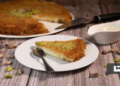 طرز تهیه کنافه ترکی با پنیر در خانه